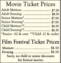 Movie Ticket Prices